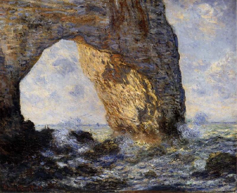 Claude Monet The Manneporte Norge oil painting art